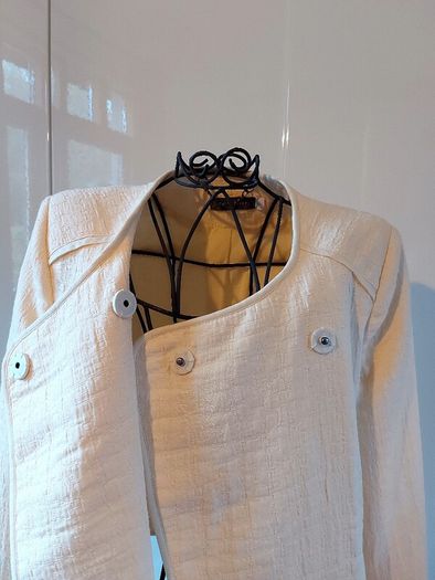 Mint Velvet cream blazer jacket 12