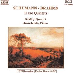 Schumann. Brahms. Piano Quintets. CD. Free Postage!