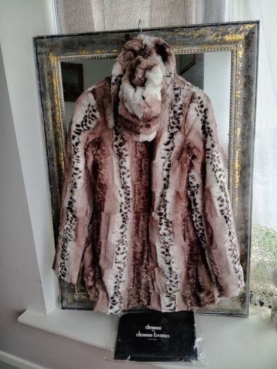 Brand new with tags Authentic Dennis Basso Reversible fur coat