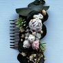 Bridesmaid Floral Hair Slides x 2 Image 2