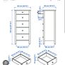 Ikea Hemnes tall chest of drawers Image 2