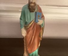 Vintage Chalk Statue of St Jude.