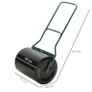 Steel Garden Lawn Roller Push Pull w/ Fillable Cylinder Water Sand Plug Lawn Flatten Seed Sow Rolling Drum w/ Handle Image 3