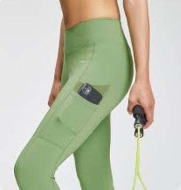 BNWT MyProtein Tempo 7/8 Leggings - Apple Green - Size M Postage included