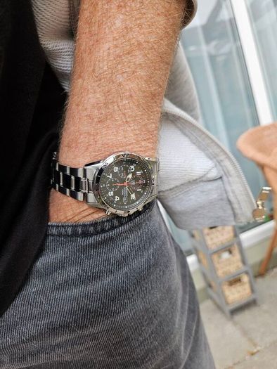 Watch Seiko Military Chronograph. Quartz