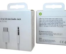 Apple Usb-c To 3.5mm Type-c Audio Jack Aux Adapter Cable A3299 1.2m White