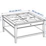 Ikea Liatorp White coffee table with drawer Image 2