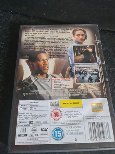 The Bone Collector DVD
