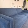 Large 3-Seater Sofa in Excellent Condition, Navy Image 4