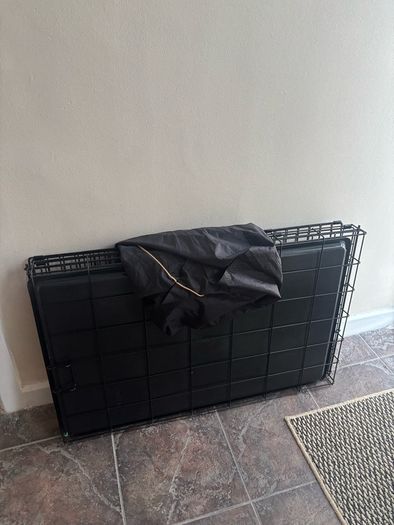 Dog crate and cover