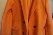 Orange Bershka Ladies Coat