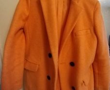 Orange Bershka Ladies Coat