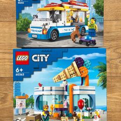 Lego City: Ice-Cream Shop & Truck Bundle  (60363 & 60253)