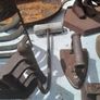 lot of old iron bits Image 7