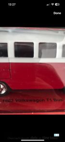 Vw T-1 minibus 1963 genuine VW merchandise scale 1:24 model