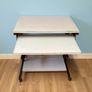 Compact Study/Computer Desk with Pull Out Keyboard Tray & Wheels Image 2