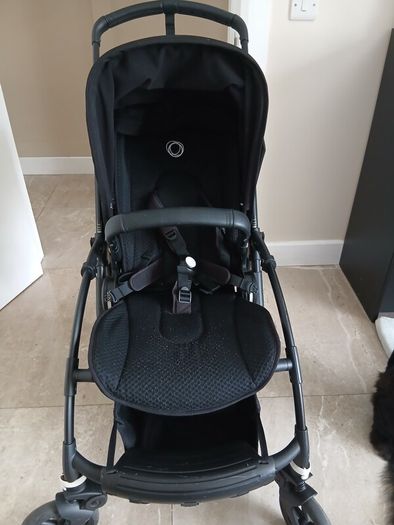 bugaboo bee 6 with new born bassinet cocoon and footmuff