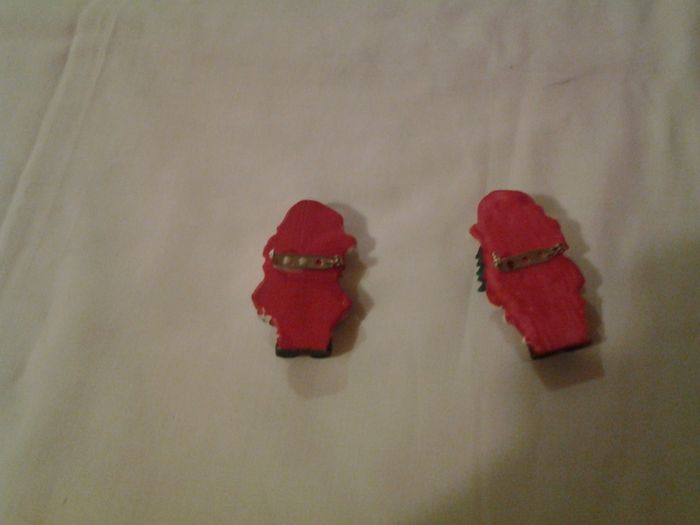 Santa Claus Badges for Sale  x 2