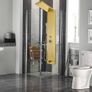 5 in 1 Shower Tower Panel Stainless Steel Wall Mounted Panel Rainfall Massage Jets Waterfall Bathroom Shower Tower (FREE SHIPPING) Image 7