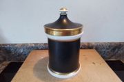 Portmeirion Black/Gold Canister 1960's-1970's