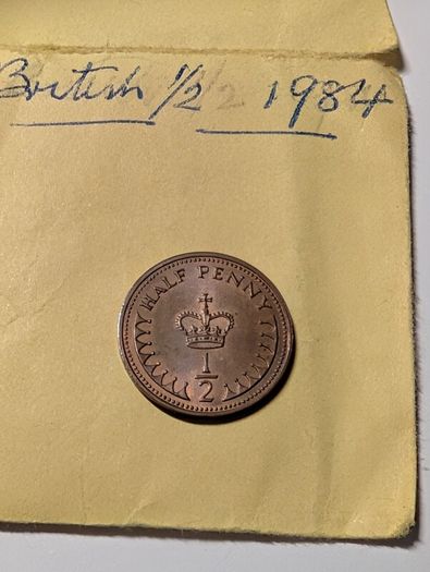 1984 Bunc Halfpenny