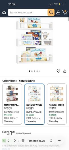 3 bookshelves