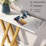 Console Table, Industrial Hallway Table for Entrance Area, 110 cm Entrance Tables, Narrow Sofa Table, Side Table for Living Room, Sturdy Metal Frame & Easy Assembly Image 5