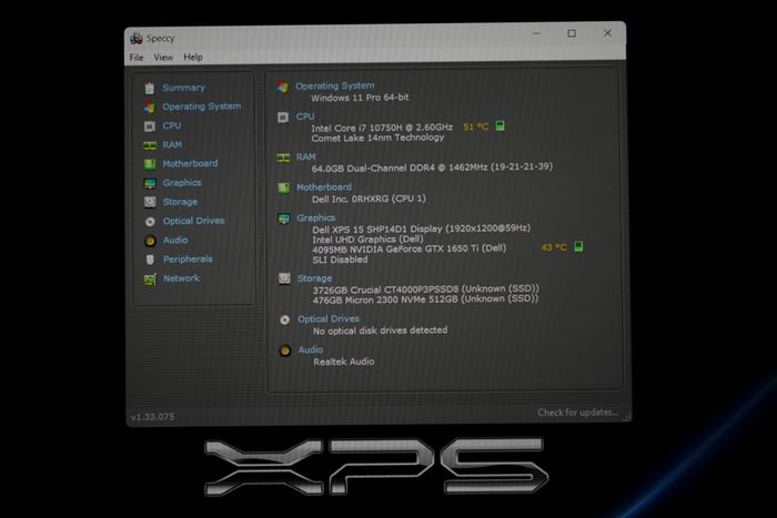 Dell XPS i7 + nVidia GPU, 64GB RAM, 4.5TB SSD + Dell docking station