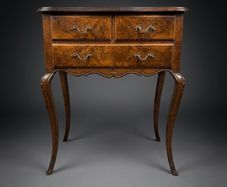 Late 19th Century French Walnut Lowboy