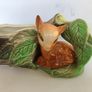 Vintage Eastgate Pottery Fauna Posy Holder Ceramic Ornament Image 2