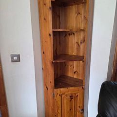 Solid pine corner unit