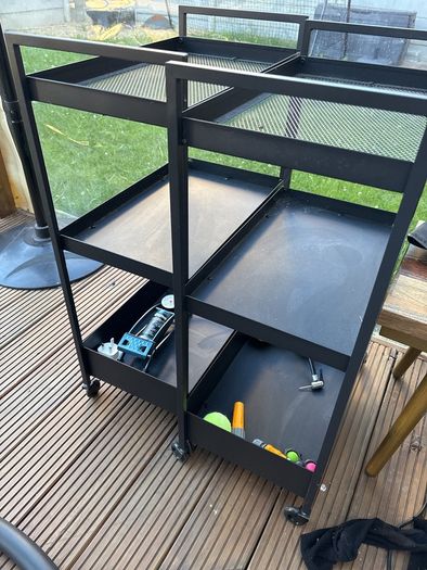 Ikea trolleys storage
