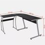 Computer Table Desk L-Shape Corner Office Sturdy Furniture - FREE DELIVERY NATIONWIDE Image 2