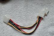MOLEX male to MOLEX female Hard Drive Power Y Splitter Cable Adaptor Vintage Retro Gaming