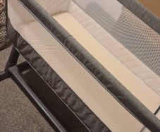 Bedside Cozi Sleeper Co-Sleeping Crib, Flint Grey