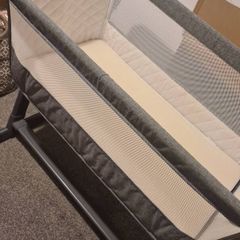 Bedside Cozi Sleeper Co-Sleeping Crib, Flint Grey