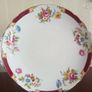 Rare Cake Plate "Maroon Princess" by Shelley Image 2