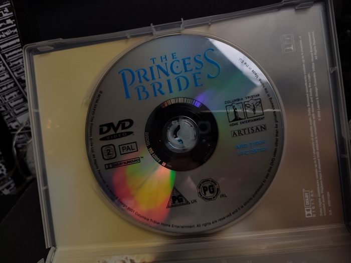 The Princess Bride ! DVD ! 1987 Classic Movie ! Adventure ! Fantasy ! Comedy !