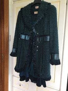 Green Dress & Matching Coat