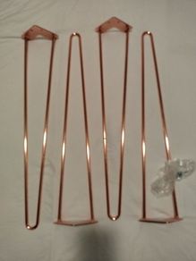 Hairpin table legs