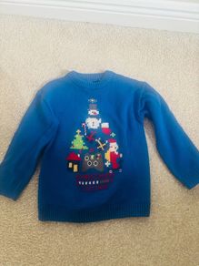 Minecraft Christmas jumper age 6