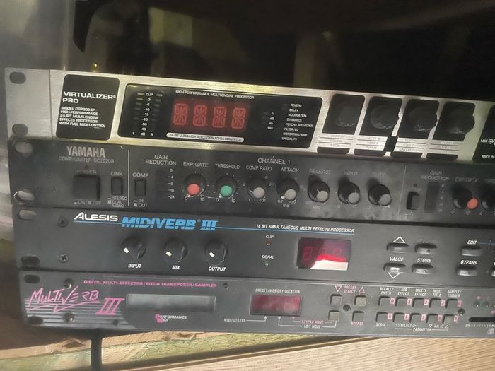 Analog studio effect units open to offers