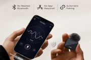 3in1 Wireless Lavalier Microphone for Camera, Phone, Video Recording Podcast Noise Reduction mic