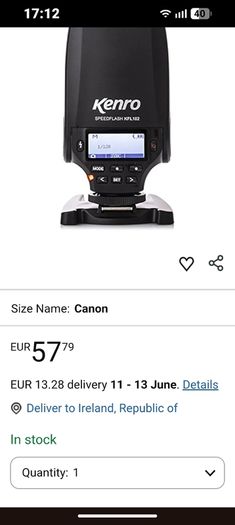 Brand New Kenro Mini Speedflash for Sony