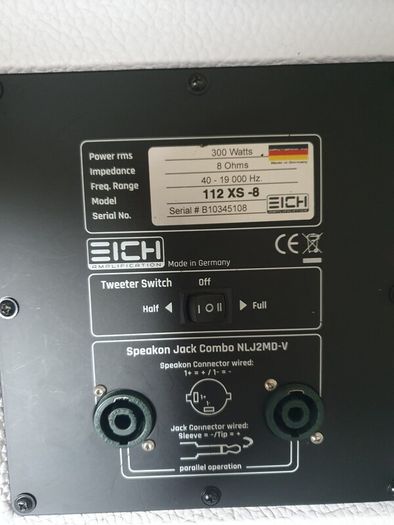 EICH 112xs Bass Cab