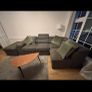 Large L-Shaped Fabric Sofa Image 3