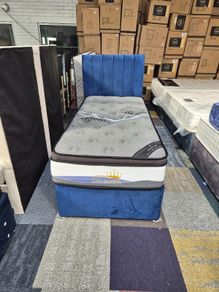 Divan Single/Small Double Bed With Mattress