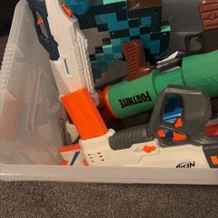 Job Lot Nerf Guns and Bullets