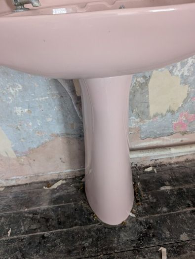 pink vintage armitage shanks sink