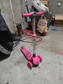 Pink Yvolution Glider Scooter for Children Aged 3-10 Years